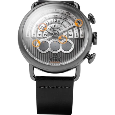 Xeric Halograph Chrono Sapphire Gunmetal Orange Watch - Brand New - Image 1 of 4
