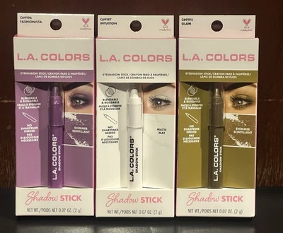 L.A. Colors Shadow Stick . Shimmer/ Mat. Fashionista/ Glam/ Intuition. - Image 1 of 2