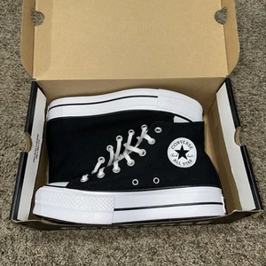 Talla 7.5 - (WMNS) Converse Chuck Taylor All Star Lift High 'Negro Blanco' 560845F - Imagen 1 de 7