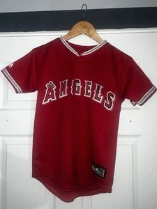 Vintage Majestic Anaheim Angels Josh Hamilton Baseball Jersey Size Men's Medium - Picture 1 of 4
