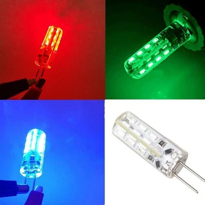 G4 LED 2W 2 Watt 24LED SMD 3014  Red Green Blue Light  Capsule Bulb DC 12V 1STK - Image 1 of 4