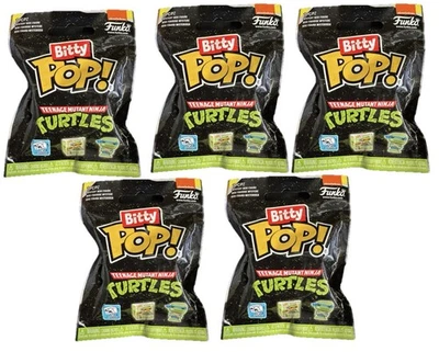 5 bolsas de Funko TMNT Mystery Bitty Pop! Singles de Teenage Mutant Ninja Turtles Foto 1 de 4