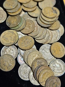 Indian Head Cents 1900-1908, ☆FULL LIBERTY☆☆F-VF, starke Details ☆☆☆ LOT OF FIVE - Bild 1 von 1