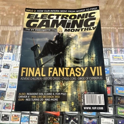 Electronic Gaming Monthly Magazine Oct 2006 #196 Final Fantasy VII W/ Inserts - Image 1 of 4