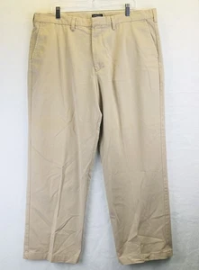 G.H. Bass & Co Chino Pants 40x29 Mens Khaki Tan Straight Leg Work Casual Cotton - Picture 1 of 7