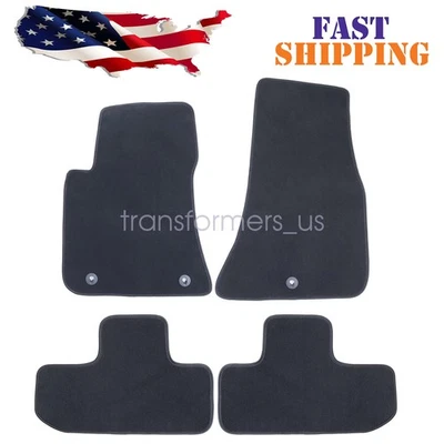 Alfombrillas delanteras traseras negras para Dodge Challenger 2011 2012 2013 2014 nuevas Foto 1 de 4