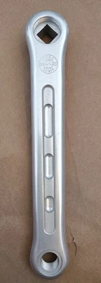 [KA] NOS Vintage Zeus 172.5mm Square Taper Alloy Crank Arm BSC LEFT Bike Part - Image 1 of 4