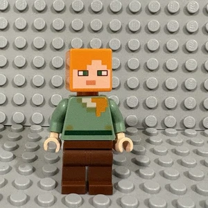 Lego Alex - Reddish Brown Legs Minecraft Minifigure min017 - Picture 1 of 2