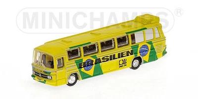 1:160 Minichamps Bus Mercedes Benz O302 1974 Nazionale Brasile 169035186 Diecast - Immagine 1 di 2