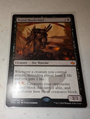 MtG Brutal Hordechief - Fate Reforged - Nonfoil - 064/185 - Image 1 of 2