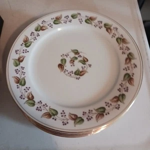 "Plato de ensalada/postre Noritake Cordova 7,5"" vintage floral rosa" - Imagen 1 de 3