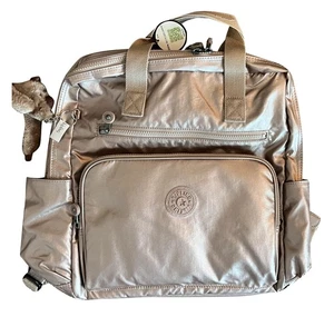 Kipling Audrie Backpack Diaper Bag Quartz Metallic (Quartz Metallic) - Picture 1 of 1
