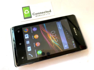 Sony XPERIA E C1505 Smartphone Mobile UNLOCKED Black Android 4.1 Compact - Image 1 of 4