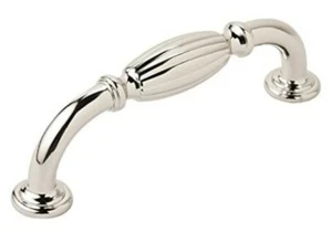 Lote de (13) manijas de tracción de gabinete de cajón de níquel pulido Amerock BP55223PN 3 3/4" - Imagen 1 de 7