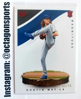 2020 PANINI CHRONICLES MAGNITUDE RED DUSTIN MAY RC! 85/99! 1/1! JERSEY #! - Image 1 of 4