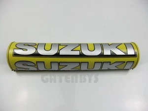 Yellow Handlebar Pad Bar For Suzuki RM RMZ LT LTZ DR DRZ TS XF DL GSF GSX BANDIT - Picture 1 of 3