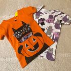 Lot of 2 Carter’s Just One You Infant Halloween CATS T Shirts GIRLS 12 Months