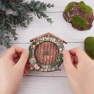 Fairy Garden Door Accessories for Trees - Miniature 3D Wooden Wall Ornaments ... - Picture 1 of 1