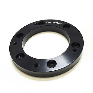 0.5" Forever Sharp Black Plate to Install 5 Hole Wheel to 6 Hole MOMO Adapter - Picture 1 of 12