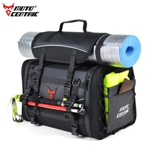 Borsa Laterale Posteriore Impermeabile per Moto da Viaggio Universale 35-50L - Foto 1 di 16