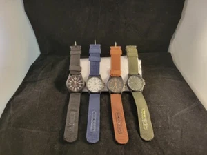 Men's Watches w/ New Battery, 4 Watches, 4 Colors - Picture 1 of 8
