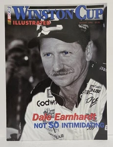 August 1996 Winston Cup Illustrated Dale Earnhardt Cover NASCAR Intimidator  - Imagen 1 de 2