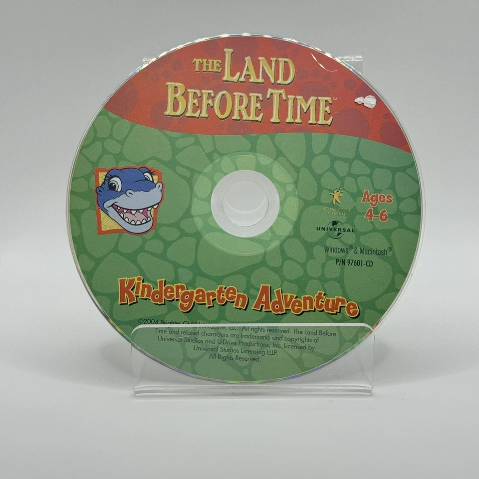 The Land Before Time Kindergarten Adventure -2004 Brighter Child Interactive - Image 1 of 1