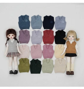 22 Farben 1/6 1/3 süße Pulloverweste SD DD ID75 Onkel JK Uniform BJD Puppenkleidung - Bild 1 von 37