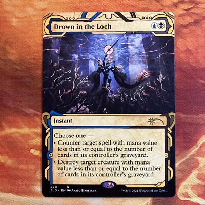 MTG Showcase Drown in the Loch Secret Lair: Strixhaven Near-Mint Rare!! - Image 1 of 2