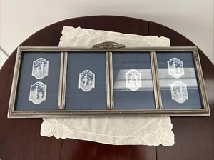 Framed Antique Limoges Porcelain Pate-sur-pate Mother And Child Plaques - Picture 1 of 16