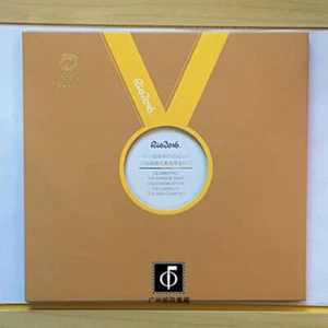 China 2016 GPB-9 Olympic Rio 26V Gold Medal Special S/S Booklet Album - Picture 1 of 3