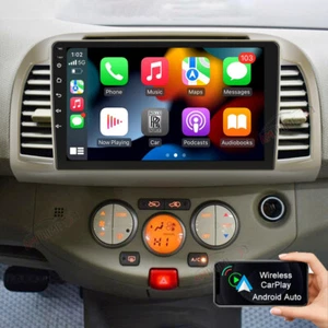 9'' Android 13 Autoradio CarPlay GPS Navi RDS für NISSAN MICRA III K12 2002-2009 - Bild 1 von 19