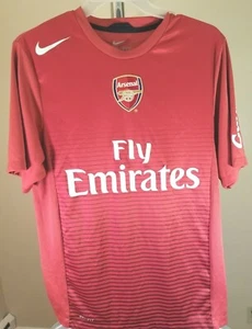 Arsenal Gunners Premier League Nike Classic Red Team Logo Medium Jersey - Picture 1 of 4