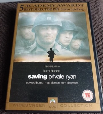 Saving Private Ryan DVD (2000) Tom Hanks Matt Damon Vin Diesel D Day - Image 1 of 2