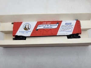 Bachmann # 1284 Ho Gauge Benjamin Franklin Bicentennial Train Box Car Model - Picture 1 of 4