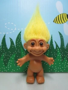 YELLOW HAIRED NAKED TROLL - 5" Russ Troll Doll - NEW IN ORIGINAL BAG - Picture 1 of 6