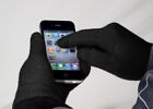 Touchscreen Handy Handschuhe f Motorola Moto G100 Size S-M schwarz Touch Screen