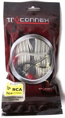 Cable RCA METRA Truconnex 17' Serie 2 TC2-17BB NUEVO  Foto 1 de 2