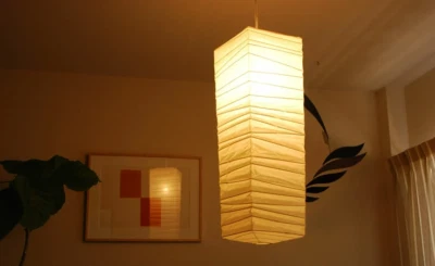 Isamu Noguchi AKARI 70XL Pendant Light Washi Japanese Paper Shade Only Ceiling - Image 1 of 4