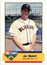 1994 Utica Blue Sox Fleer/ProCards #3815 Joe Mamott