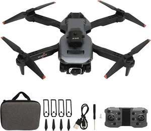 Faltbare Quadrocopter Drohne, K6 4K HD 50 facher Zoom, FPV Kameradrohnen, Vier W - Bild 1 von 9