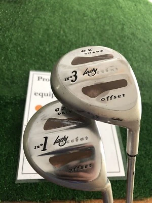 La Jolla Golf Driver 12* And 3 Wood 16* Set Ladies Set Graphite Shaft - Image 1 of 4