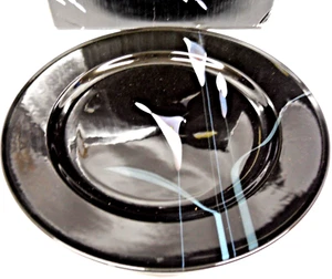 OPUS BLACK by Mikasa Round Chop Platter 12.75" made Japan FK701 NEW NEVER USED - Picture 1 of 20
