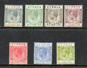 Cyprus Stamps - Scott #'s 89/101 - Mint Hinged - Picture 1 of 1