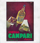 1928-32 * Pubblicit Originale "Cordial Campari Liquor - NIZZOLI" in Passepartou
