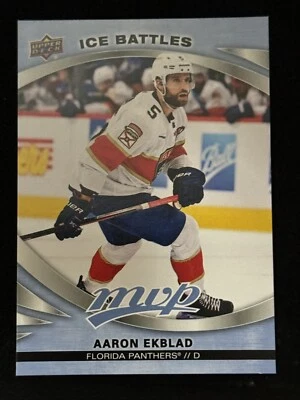 2023-24 Upper Deck MVP Ice Battles Aaron Ekblad #202 NM+ Condition - Image 1 of 2