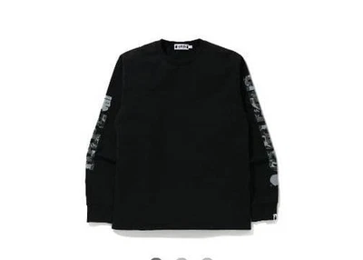 A Bathing Ape Undefeated Black Long Sleeve T-Shirt M Mint Unisex Streetwear - Image 1 of 3