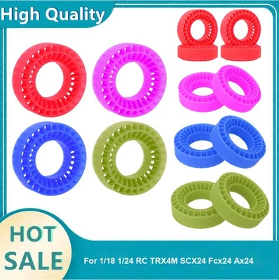 Silicone Rubber Tire Inserts for 1/18 1/24 RC Crawler TRX4M SCX24 Fcx24 Ax24 FS - Image 1 of 4
