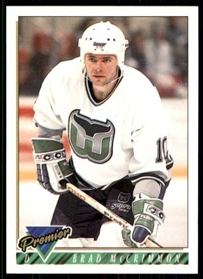 1993-94 Topps Premier Brad McCrimmon Hartford Whalers #391 - Image 1 of 2