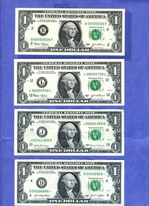 2 LOW 3 DIGIT #'s (00000526 & 00000726) + Fancy # 00001300 + 00008866 STAR $1 - Picture 1 of 2